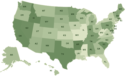 Select a state